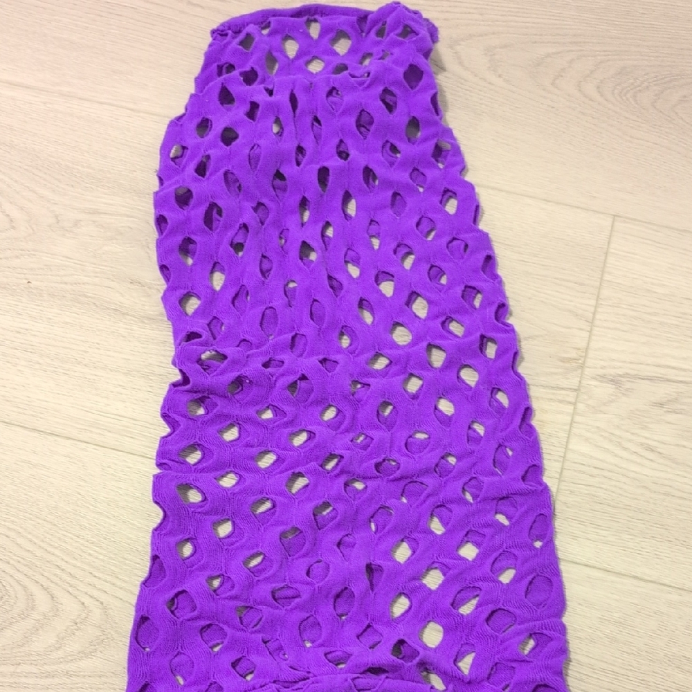 Alt Y2K Net Tube Top